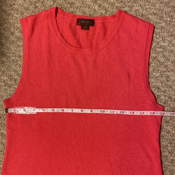 Pink Jessica sweater vest tank top - Picture 14 of 15
